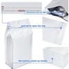 White Kraft Paper Stand Up Coffee Bag/Flat Bottom Coffee Pouch