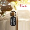 ENGZHI Grandpa Birthday Gifts Grandpa Keychain - Drive Safe I