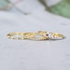 Gold Stackable Rings for Women Trendy Dainty Finger Rings Non