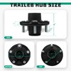 2 Sets 2000lb Trailer Hub Kit 5 Bolt 4.5" Trailer