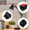 ZHIQIN Pack of 6 Rocker Switch Rocker Switch Illuminated AC