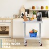 KUARBARR Stainless Steel Table for Prep & Work with 4