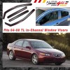 Fits Acura TL 2004-2008 In-Channel Window Rain Wind Visor Shade