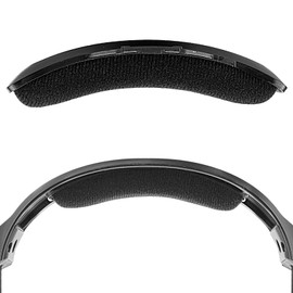 Geekria Velour Headband Pad, Compatible with Astro A40 TR Headphones Replacement Band/Headset Headband Cushion Cover Repair Parts (Black)