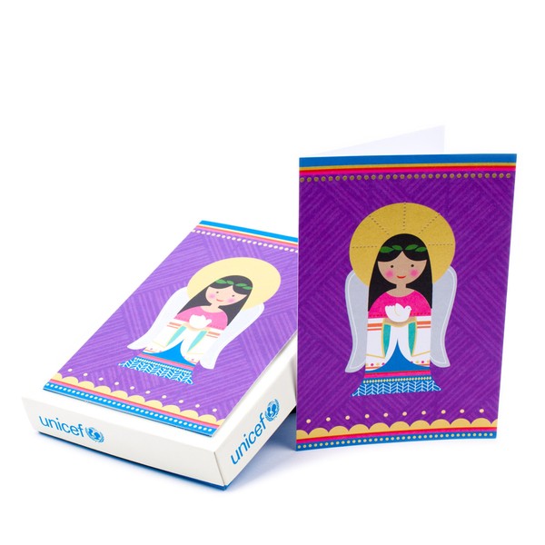 Hallmark UNICEF Christmas Boxed Cards, Christmas Angel (12 Christmas Cards and 13 Envelopes)