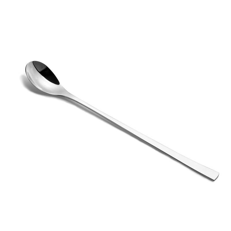 IMEEA Long Spoon, Bar Spoon, 18-10 Stainless Steel, Parfait Spoon,
