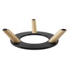 DUZEPA Desktop Speaker Stands with Wood Feet Display Support Holder