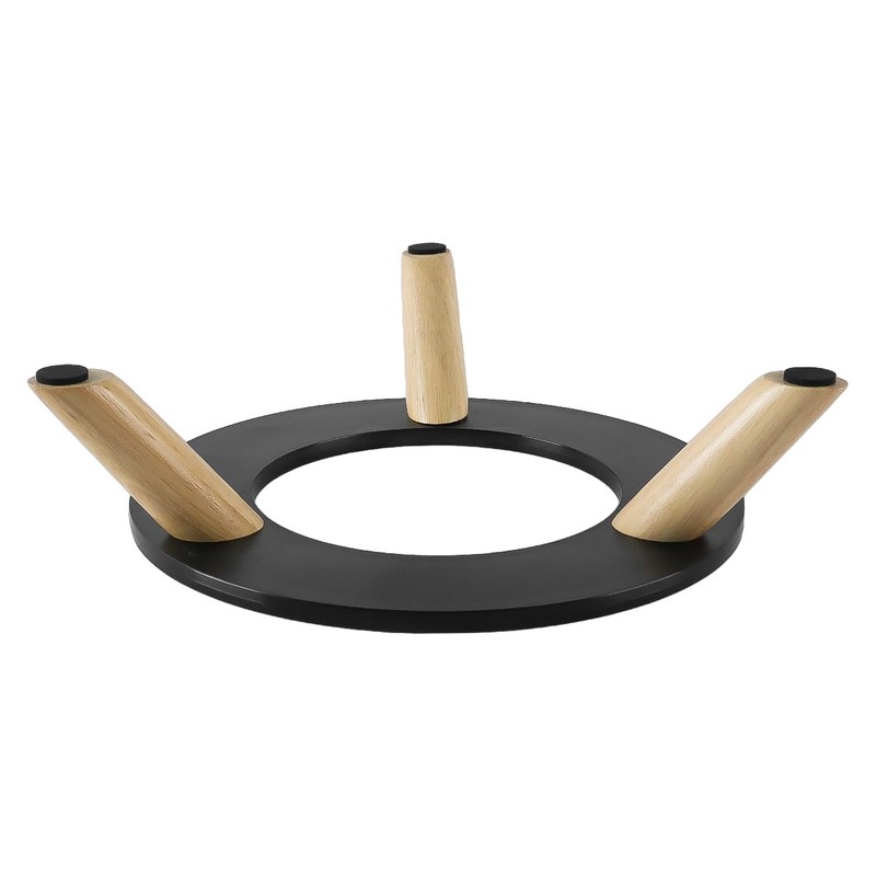 DUZEPA Desktop Speaker Stands with Wood Feet Display Support Holder