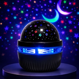 USB Star Moon Projector Light 5V LED Rotating Night Light for Bedroom Party Decor