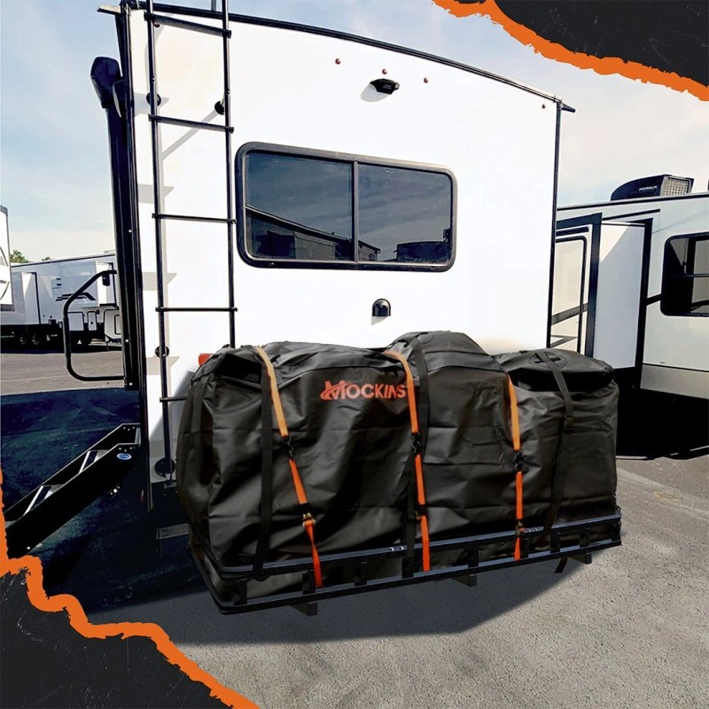 Mockins 40 Cu Ft. Black Waterproof Car Carrier Cargo Bag