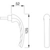 HOPPE TÔKYÔ 1776281 Window Handle White