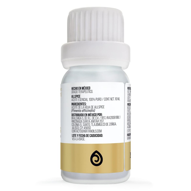 MAYAN OILS Aceite Esencial de All Spice 100% Puro 100%