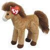 Ty Beanie Baby Tornado Brown Horse