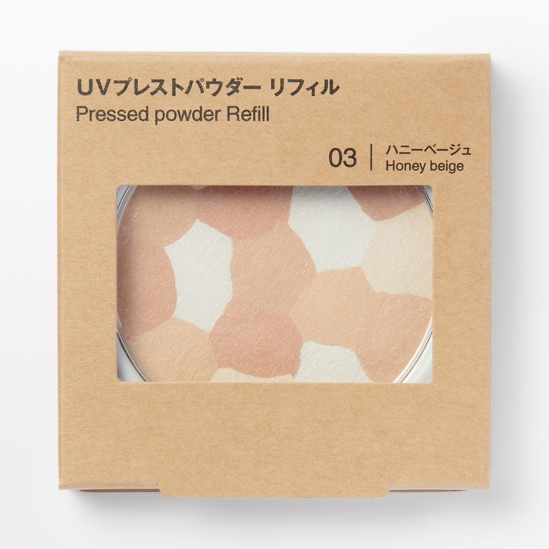 MUJI OAP56A4S UV Pressed Powder Refill Honey Beige SPF33 PA+++