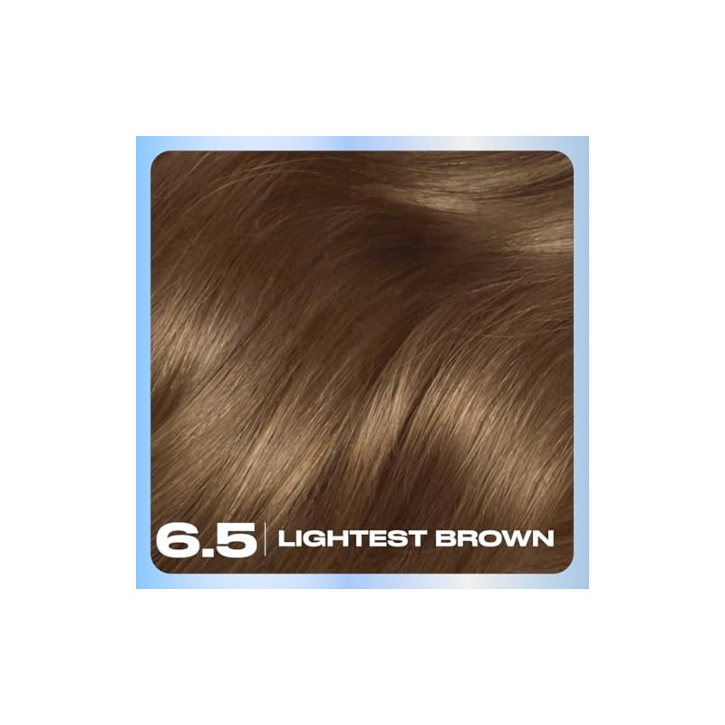 Clairol Nice 'n Easy Permanent Hair Color, 6.5 Lightest Brown,
