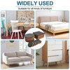 Non Slip Furniture Pads 24Pcs, Self-Stick EVA Round Square Protectors,