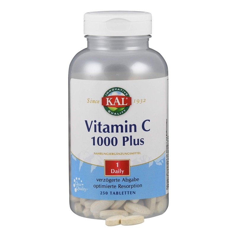 KAL Vitamin C 1000 Plus | 1000 mg | 250
