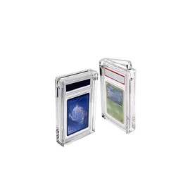 Premium Acrylic PSA Slab Protector Display Case – Magnetic Closure – Compatible with Standard PSA Graded Card Slabs – Crystal Clear Protective Graded Card Case for Collectors - 2-Pack (2)