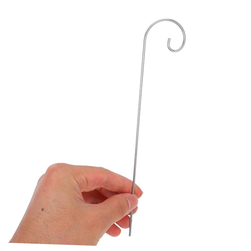 VINTORKY Elegant Shepherd Hooks 10 Pack Metal Garden Hanger Lantern