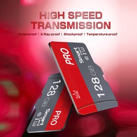 128GB Micro SD Card Class 10 Memory Cards High Speed Mini SD Card with SD Adapter for Smartphones/Camera/Tablet(2-Pack)