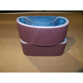 Unbranded PREMIUM  A/O,  X-WEIGHT  SANDING  BELTS  3" X 24",  10 - PACK,  80-GRIT