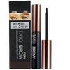 Grayish-Brown Tatto Brow Peel Off Eyebrow Gel Tint,Eyebrow Tint Dark