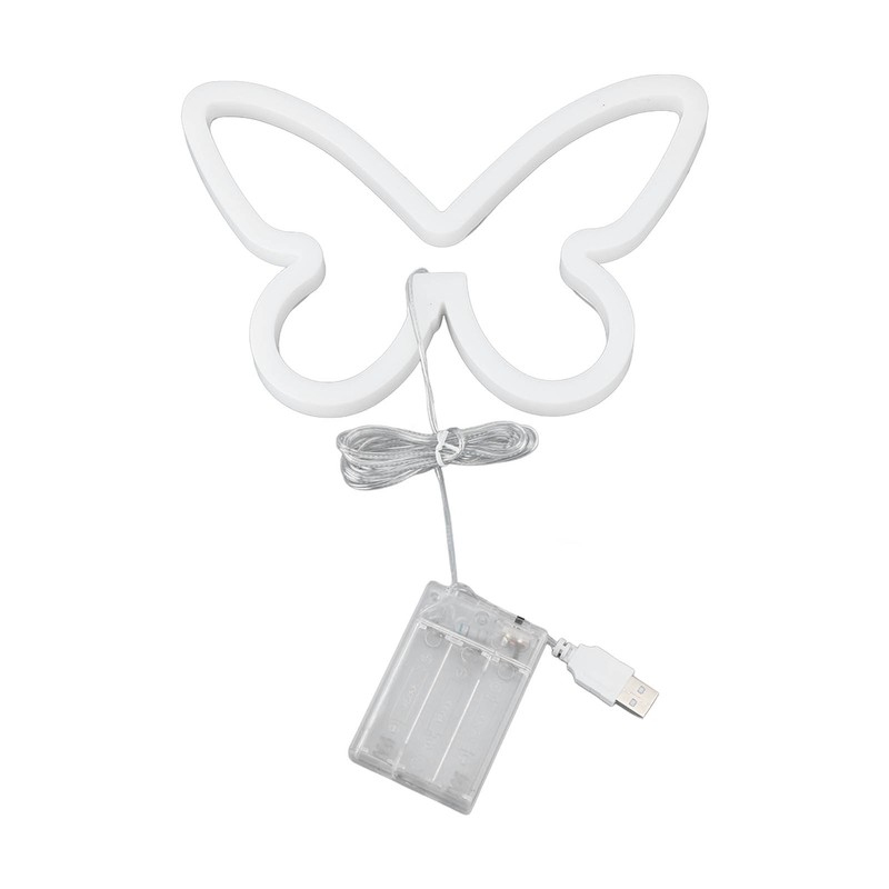 Neon Butterfly Light Pink Blue Neon Sign LED Neon Wall