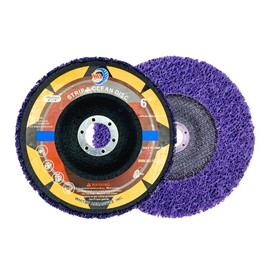 WA 6" Strip & Clean Discs, Purple Easy Strip Disc for Angle Grinder, Surface Treatment, Rust Paint Glue Removal, Descaling (Coarse), RPM 10,200