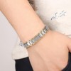 Double Strength Titanium Steel Magnetic Therapy Lose Weight Bracelet for