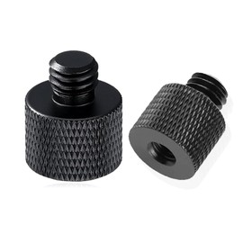 Camera Screw Conversion Adapter, 3/8 Male to 1/4 Female, Conversion Adapter (2 Pieces), Photography Assistant Tool, Fixed Screw Adapter, Free Conversion, Connecting Screw, Universal Aluminum Alloy