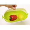 Kokubo Strainer Spin Wheel Colander Oval Grey KK-313