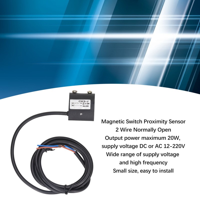 5Pcs 2 Wire Magnetic Switch Normally Open Compact Magnetic Proximity