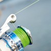KastKing Superpower ColorShield - Línea de pesca trenzada, verde neón,