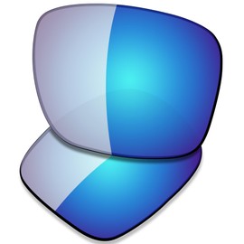 Saucer Premium Replacement Lenses for Oakley Holbrook OO9102 Sunglasses High Definition - Eclipse Blue Photochromic