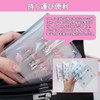 Sealing Notebook, Plastan, Transparent, A8 Size, Mini Binder, Personal Organizer,