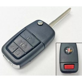 GTOG8TA 08-09 Pontiac G8 Key FOB Transmitter Remote Flip Key Case Cover Buttons PROGRAM!