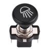 Qiilu Car Push Light Switch, 12 V Car Headlight Pressure