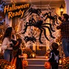 Giant Halloween Spider Decoration, Bendable Legs, Indoor Outdoor Yard Porch