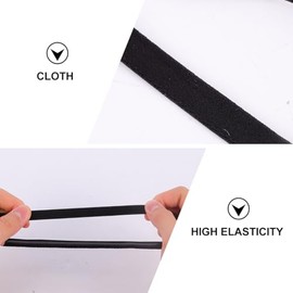 Diadema Deportiva Elástica Negra 5 Piezas para Yoga y Ejercicio, Bandas Delgadas Antideslizantes para Correr y Fútbol, Diademas para Mujer y Hombre, A