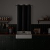 BGment Kitchen Curtain 45 Inch Length, Short Blackout Curtain for