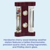 Desktop Combo Weather Station | Galileo Thermometer | Precision Quartz
