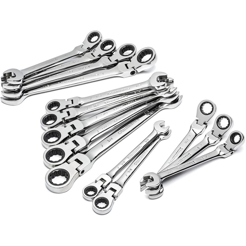 GEARWRENCH 14 Pc. 12 Pt. Flex Head Ratcehting Combination Wrench