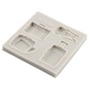 Airplane Silicone Molds Travel Luggage Bag Fondant Mold Set Of