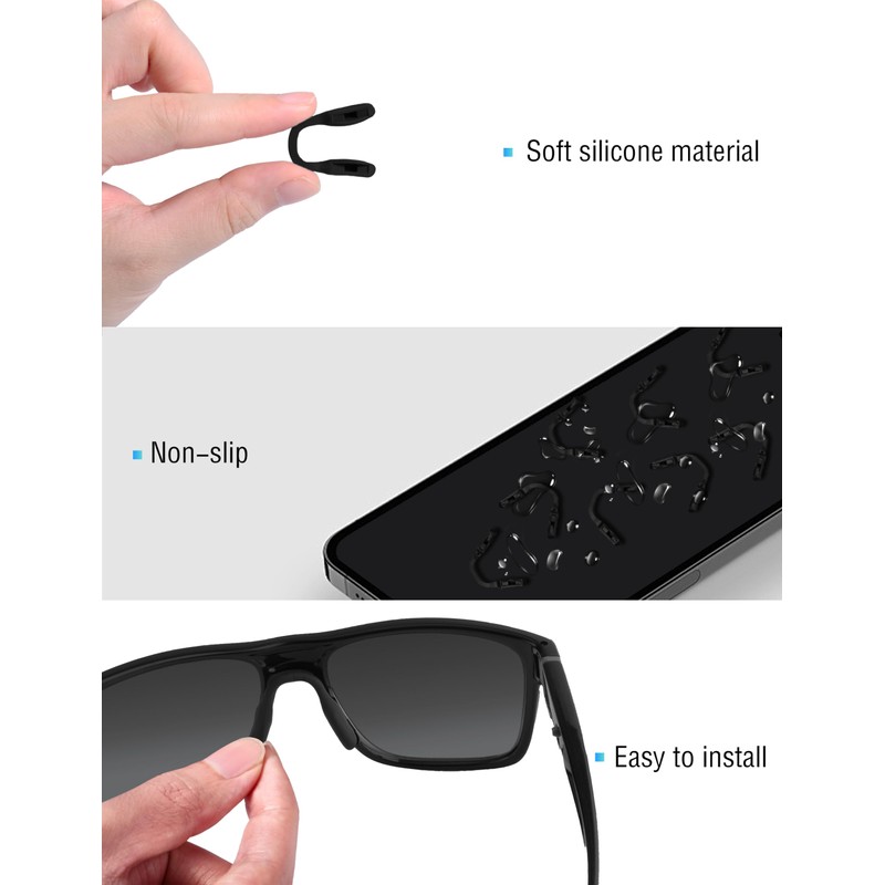 Bowyer 1 Pair Replacement Nose Pads Compatible with Oakley Crossrange/Split