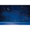 10x8ft Vinyl Winter Snowflake Photography Backdrop Starry Night Sky Moon