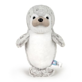 Adorlynetty Seal Stuffed Animal Cute Seal Plush Pillow 13.7" Soft Plushies for Boys Girls Room Decor Ocean Animals Pillow for Birthday Valentine Christmas