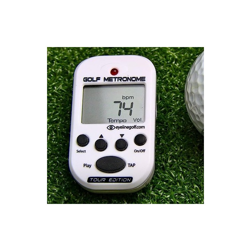 EYELINE Tic-Toc Golf Metronome Tour Edition - White