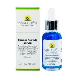 Copper Peptide Face Serum Collagen - With Anti Aging Skin Solutions Properties1oz30ml Anti-Wrinkle Formula For Youthful Skin-Promotes Collagen...     