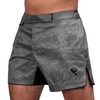 Hayabusa Hexagon Mid-Thigh Fight Short - Grey, Medium