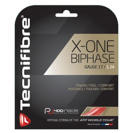 Tecnifibre X-One Biphase (17-1.24mm) String Set (Natural)
